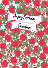 Floral Birthday Card for Grandma created by Emma Simonsen