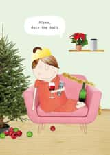 Alexa Christmas card created by Rosie Made A Thing