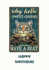 Another cute cat card from Strings created by David Stringer ( STRINGS )