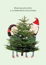 Both Treemendous Christmas card created by Rosie Made A Thing