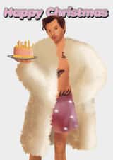 Happy Christmas with Harry Styles created by Jemma Rose Design