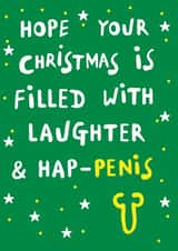 Funny and rude christmas card for someone who likes a laugh created by Earlybird