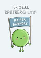 Ha-Pea Birthday Brother in Law created by Creaternet