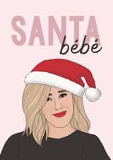 Santa Bébé - Moira Rose - Schitt's Creek Christmas Card created by Bonne Nouvelle