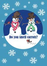 Funny Christmas character card created by Sarah Twist