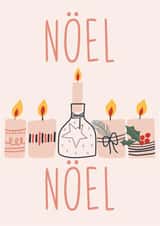 Nöel Nöel Christmas Card created by Izzi Paints