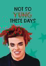 Yungblud Birthday Card created by Giddy Kipper