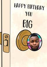 Personalised Birthday Photo Card created by Lisa Wardle - Big Knob - Birthday - Photo Card