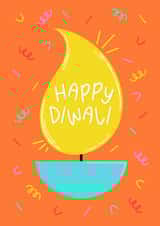 Happy Diwali - Festival Of Lights - Colourful Celebration Card created by Muses & May