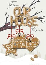 Cute Christmas card for your neighbours, friends and family created by Bliss 