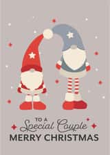 Special Couple Gnonks Christmas Card created by Poppy Lane