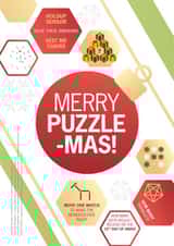 Merry Puzzle-mas! Christmas Puzzle Card created by Ultimate Quest