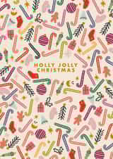 Happy Christmas - Pretty - Colourful - Christmas Things - For Her - For Him created by Kate Fox