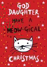 Cute christmas card for god daughter created by Earlybird
