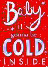 Funny Christmas heating energy crisis card - friends family significant others created by Stacie Charlton