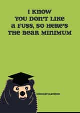 Spectacled Bear Minimum Graduation created by Adam Frost