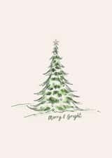 Merry & Bright Christmas Card created by Robyn Pugh