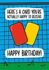 Funny Football Birthday Card | Football Pun Card created by TeePee Creations