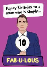 Fun Birthday Card - For Mum - Strictly Come Dancing created by @Laura Lonsdale Designs