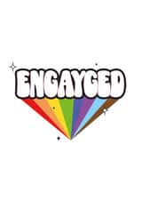 Rainbow Gay Engagement Card For Same Sex Couple created by Charlie Potts