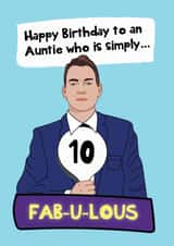 Fun Birthday Card - For Auntie - Strictly Come Dancing created by @Laura Lonsdale Designs