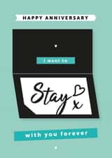 Married at first sight inspired Anniversary card created by Bex Clark - Peachy Days Design
