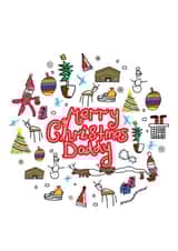 Merry Christmas Daddy card from KIDS created by KIDS Charity