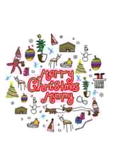 Merry Christmas Mummy card from KIDS created by KIDS Charity