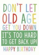 Funny Old Age Card created by Luella York