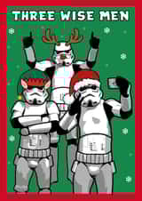 Funny Christmas Card - Star Wars - Three Wise Men created by Cardology