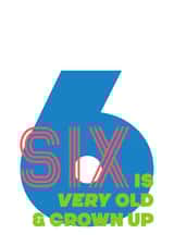 6 IS VERY OLD & GROWN UP birthday card created by London Road Designs