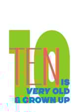 10 IS VERY OLD & GROWN UP birthday card created by London Road Designs