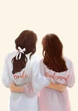 Bridesmaid Bride Wedding Gift or Thank You created by Becca Doodles Design