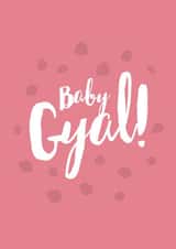 Cute Baby Girl Card for Newborn baby created by New Maroons