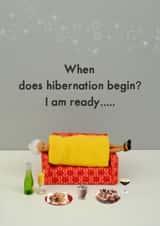 Hibernation created by Bold & Bright Cards