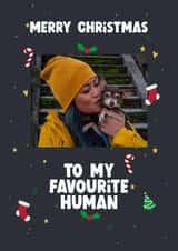 Personalised Christmas Photo Card created by LynseyLovez - Cute Christmas Card - From The Dog - From The Cat