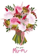 Pretty Card for a Special Mum - Bouquet for Mothers - Birthday - Mother's Day created by Hannah Rogers