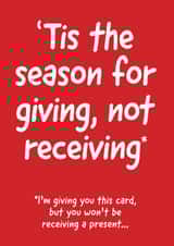 'Tis the season for giving created by Cards Ink