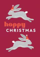 Cute Christmas Card for the animal lover in your life created by X, Y & Z Design