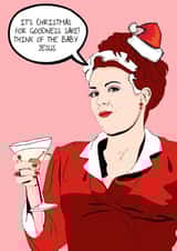 Karen Walker Christmas Card created by Olivia Dimery