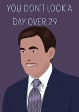 Michael Scott - birthday - 30th birthday - funny - the office created by @alexcliffyart