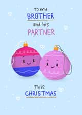 Bisexual - Brother & partner Baubles created by Blue Kiwi Design