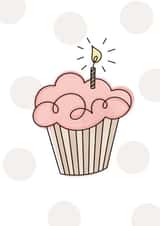Adorable cupcake card for a birthday or any other celebration! created by Designs By Ry