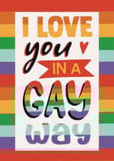 LGBTQ+ Valentine's Day Card created by AbiGoLucky