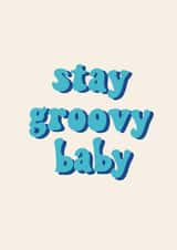 Sassy groovy card for sending love to friends on any occasion created by Hand Typed Designs