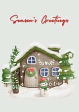 Cute season's greetings card created by For You Creative 