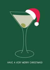 Fun Christmas card - Boozy Christmas card - Funny Christmas card - Martini card created by Gaukycreates