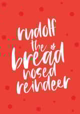 Funny Christmas card for the coeliac or gluten-free person in your life. created by Wheats the Matter