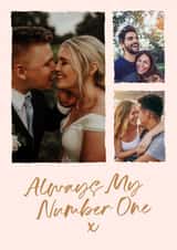 Personalised Anniversary Photo Card created by Studio Mads - husband wife Anniversary Personalised Photo Card 17659