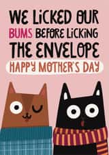 Funny Mother's Day Card from the Cats created by AbiGoLucky
